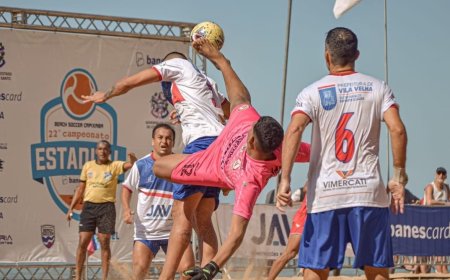 Estadual de beach soccer masculino e feminino começa neste sábado (10), em Vitória