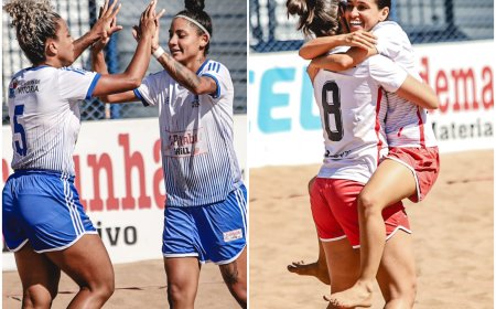 Vitória e Anchieta são os finalistas do Estadual Feminino de beach soccer 2024