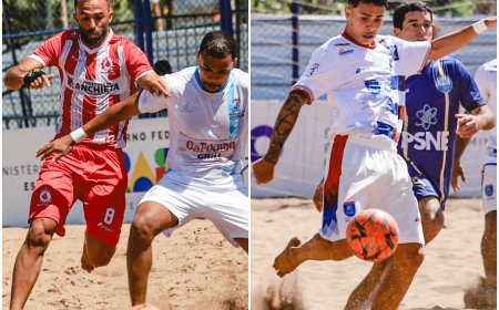 Anchieta e Vila Velha fazem a grande final do Estadual Masculino de beach soccer 2024