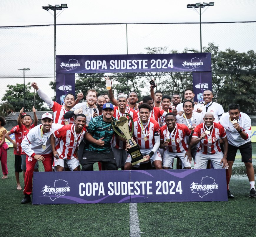 Canadá-MG goleia o Pitbulls-ES e conquista o bicampeonato da Copa Sudeste de futebol 7