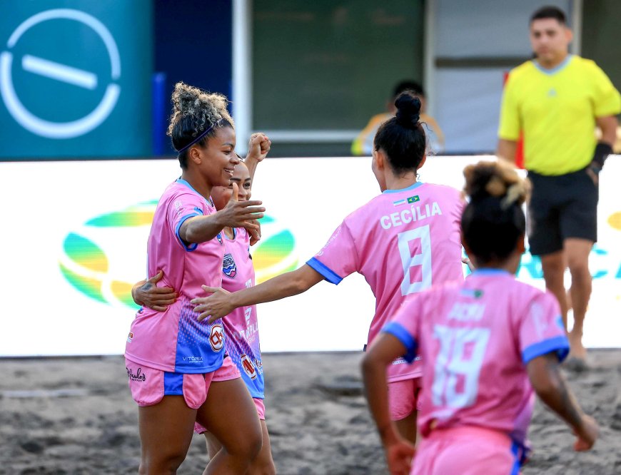 São Pedro goleia americanas e encaminha classificação na Libertadores de beach soccer