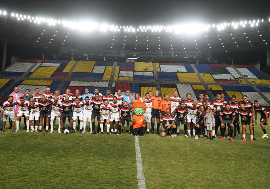 Jogo das Estrelas do Futebol Capixaba arrecada mais de duas toneladas de alimentos