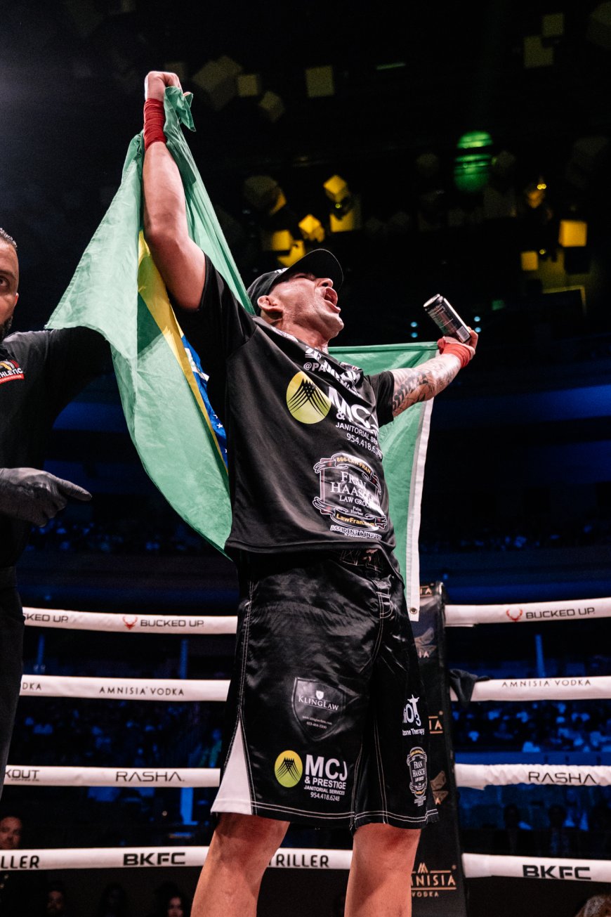 Paulo "Zé Doido" faz boa luta e detona norte-americano Wayna Reid no BKFC 80